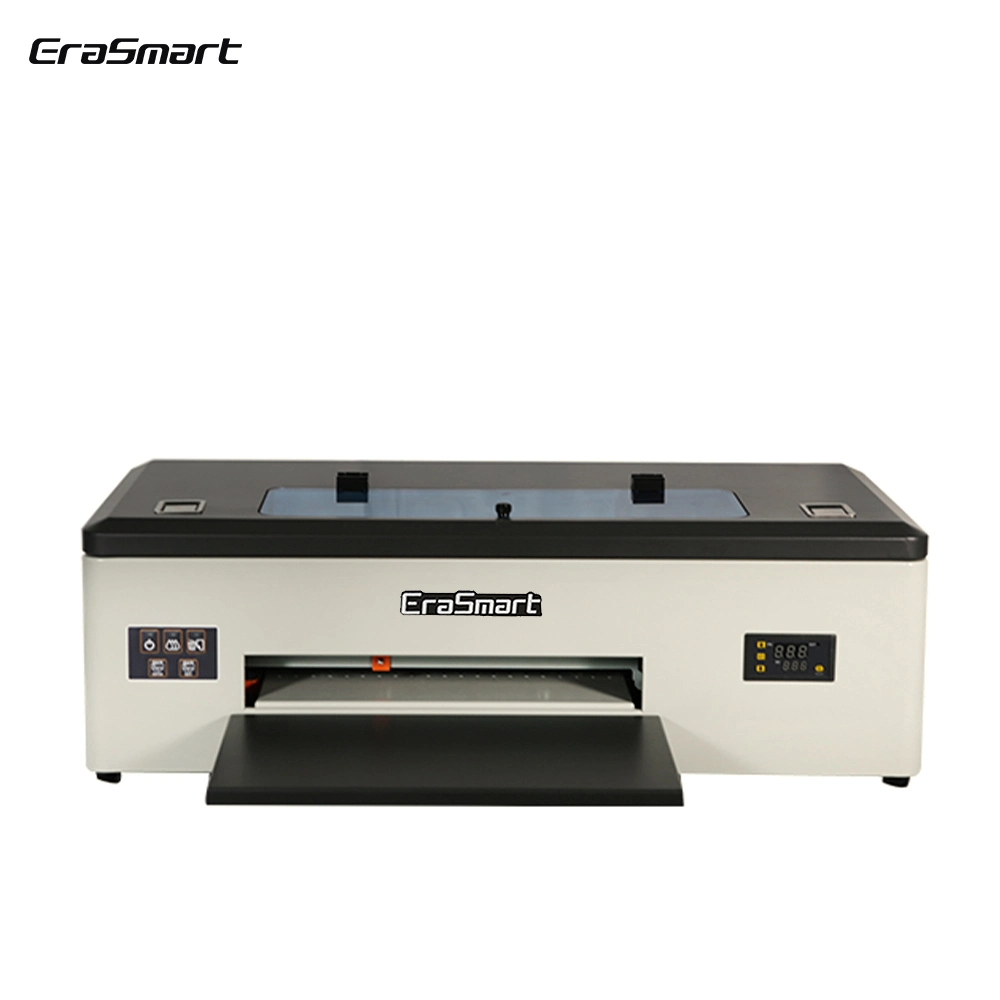 Erasmart 30cm A3 impressora Dtf 1390 L1800 Dx5 Digital da cabeça impressora jato de tinta T Shirt máquina de impressão para Pequenas Empresas ideia 2023