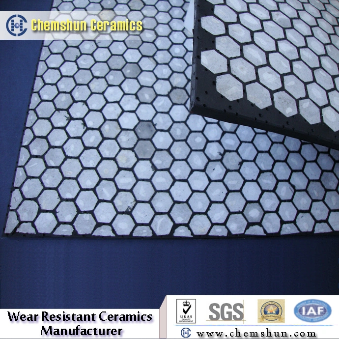 Revestimiento de cerámica resistente al desgaste de materiales resistentes a la alta abrasión