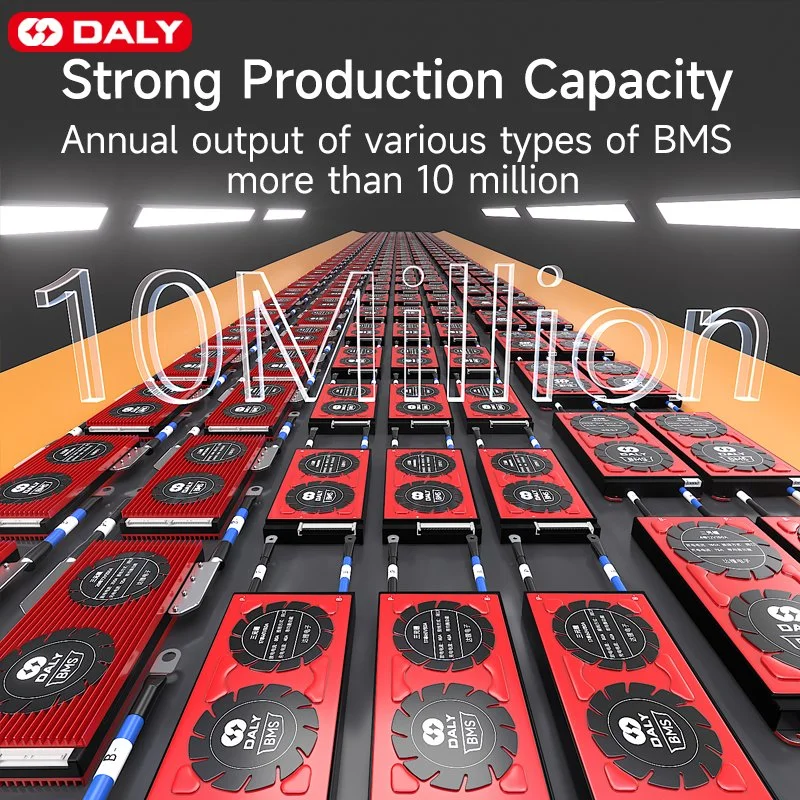 Daly Lithium-Ionen-Smart 17s 60V 200A BMS Elektroroller Energiespeicher Solarspeicher Batterie-Management-System Elektrisches Dreirad Energie Inverter Balance