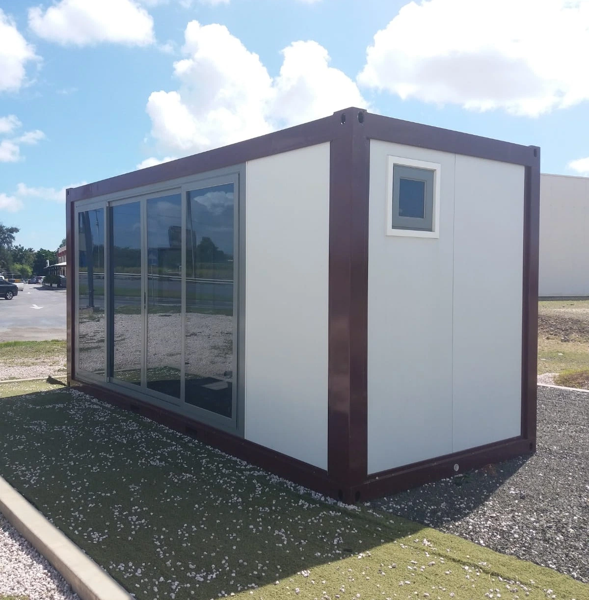 Prix peu coûteux Maison des arrivées des nouveaux bâtiments de 40FT Container Office