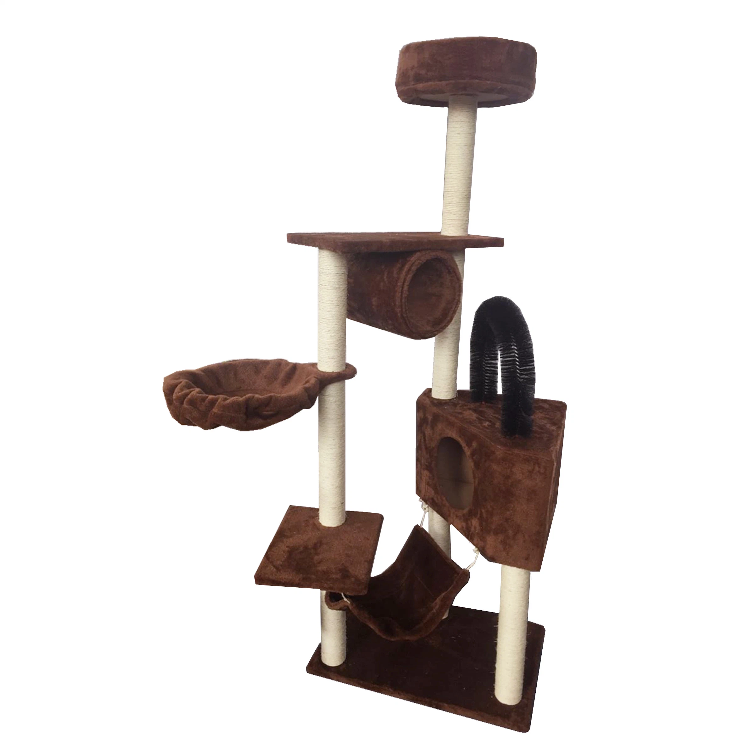 Cat Tree Scratching Post Activity Cat Bed Condo Furniture with Lovely Toys