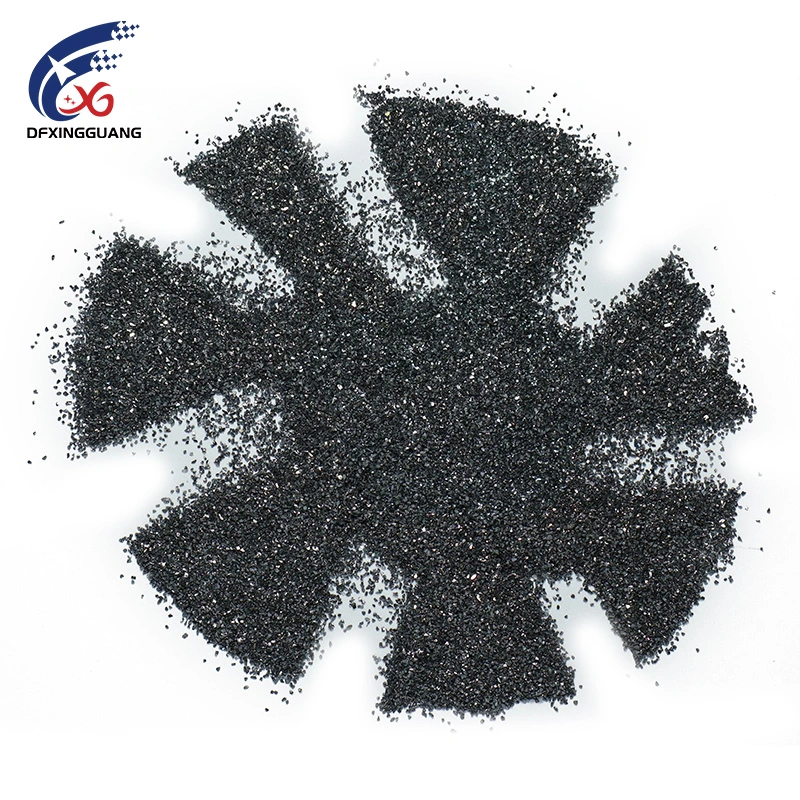 Grano negro de alta pureza China carburo de silicio para fabricación de acero Deoxidizing