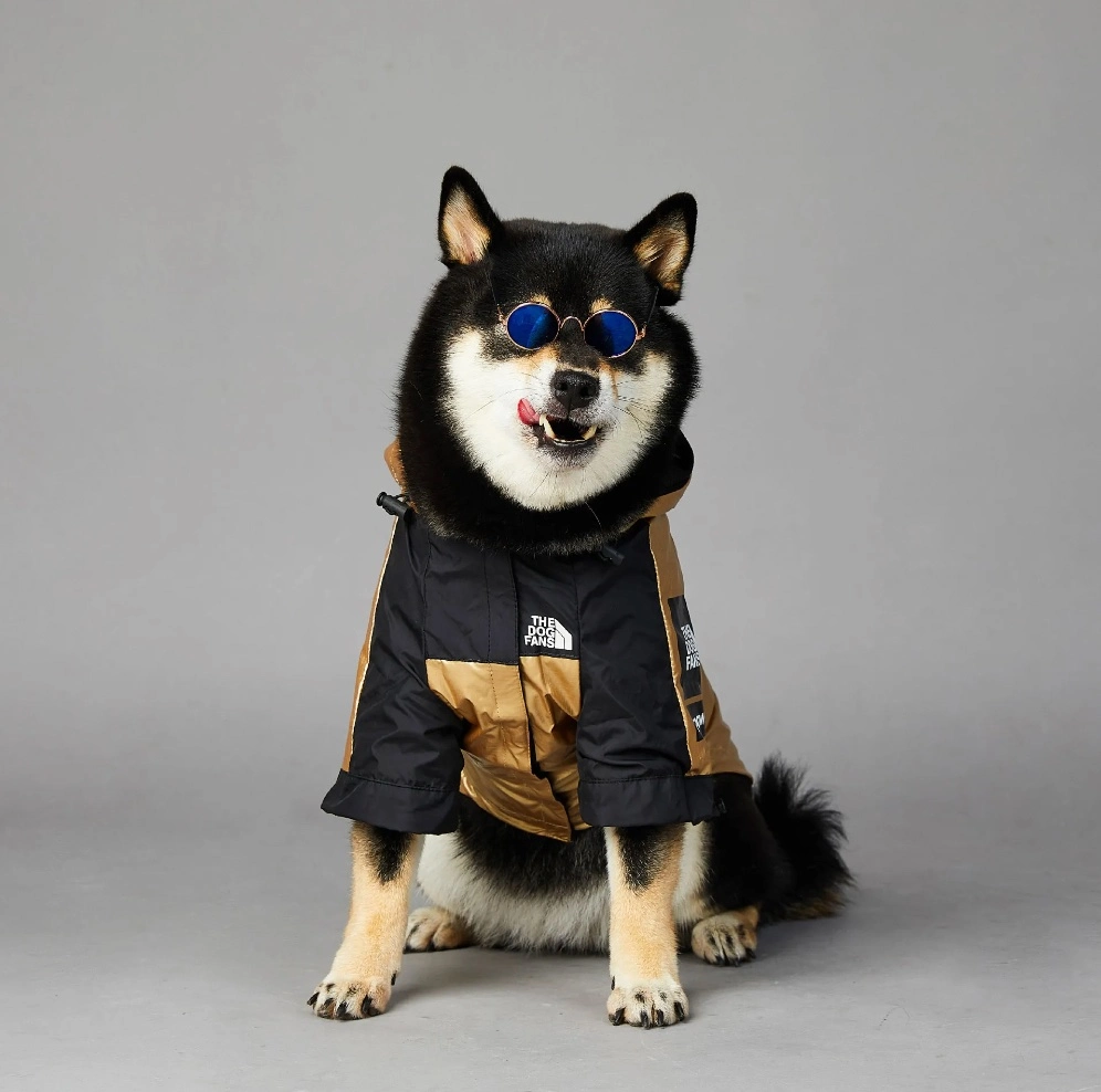 Dog Designer Clothes Pet Large Dog Clothes New Waterproof Golden Raincoat Dog Clothes Jacket
