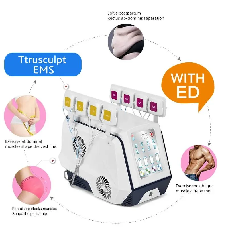 Portable EMS Sculpting Machine RF EMS Body Shaping Machine EMS Muscle Stimulator