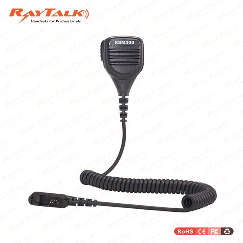 Speaker Microphone with Multi-Pin Connector for Motorola Portable Two-Way Radio