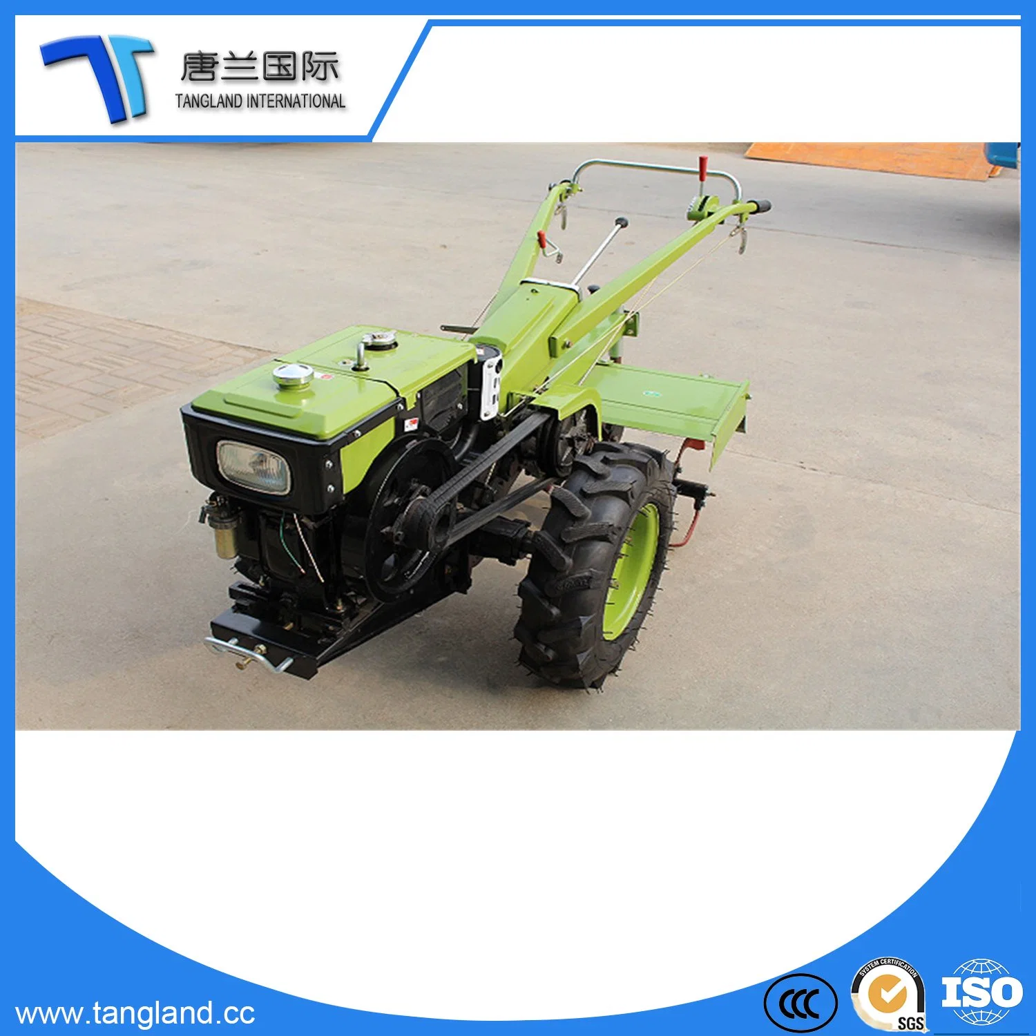 8HP 2 Wheel Mini Walking Tractor with Good Quality