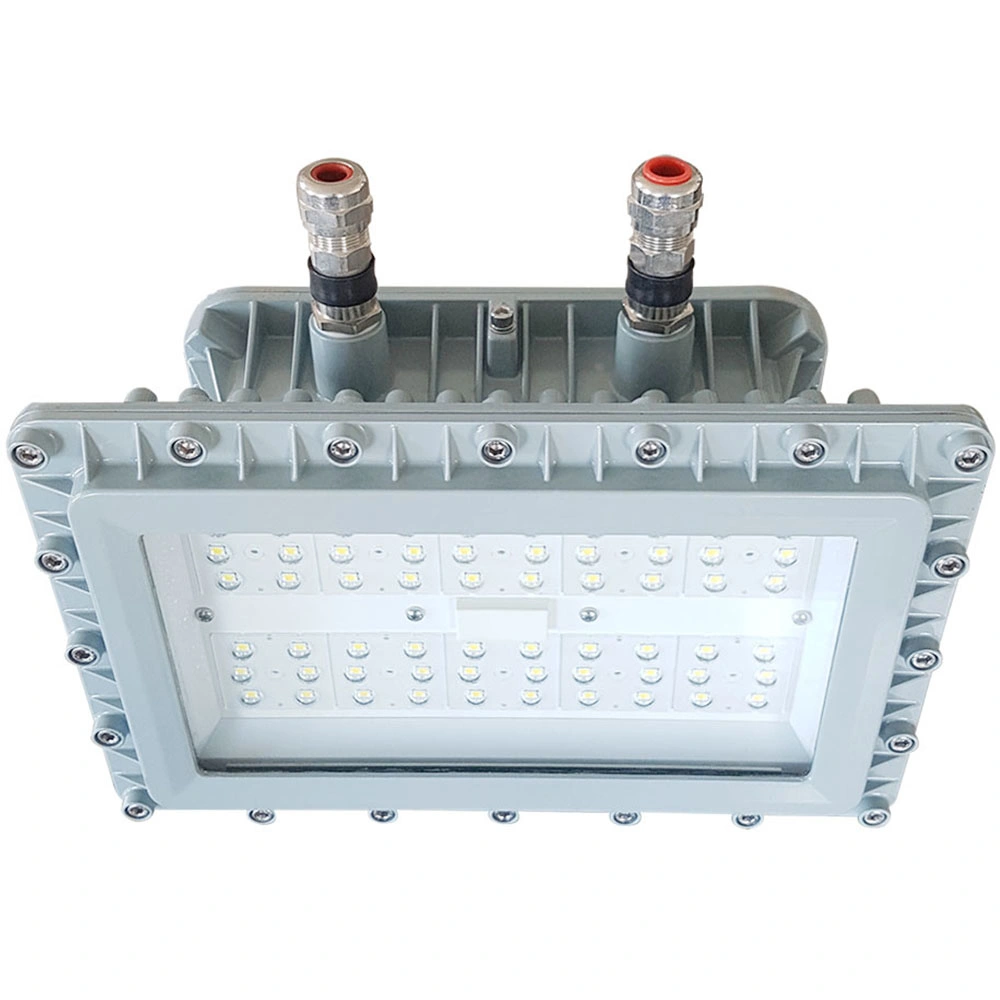 LED Explosion-Proof Highbay Lights IP67 for Hazardous Gas Zone 1 with Atex Certificate 80W-200W High Bay Flood Lamp