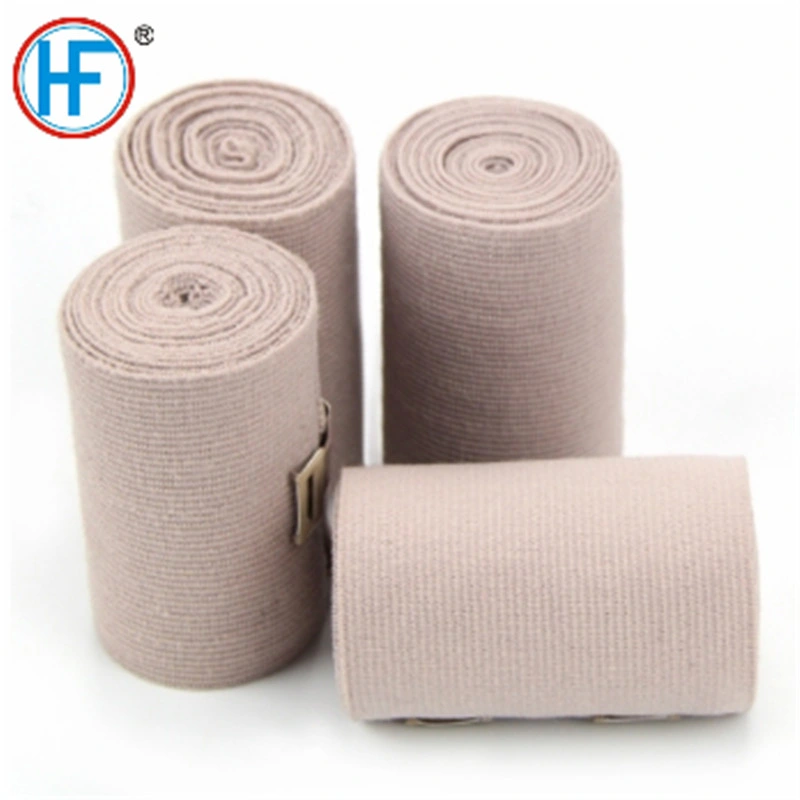 Disposable Medical Hospital Gauze Supply Skin Color High Elastic Cotton Crepe Bandage Factory with CE FDA