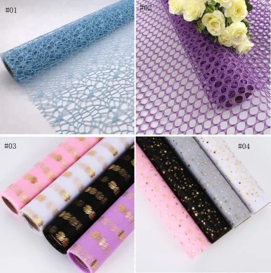 Hot Sale Poly Mesh Fabric Flower Packing Fabric