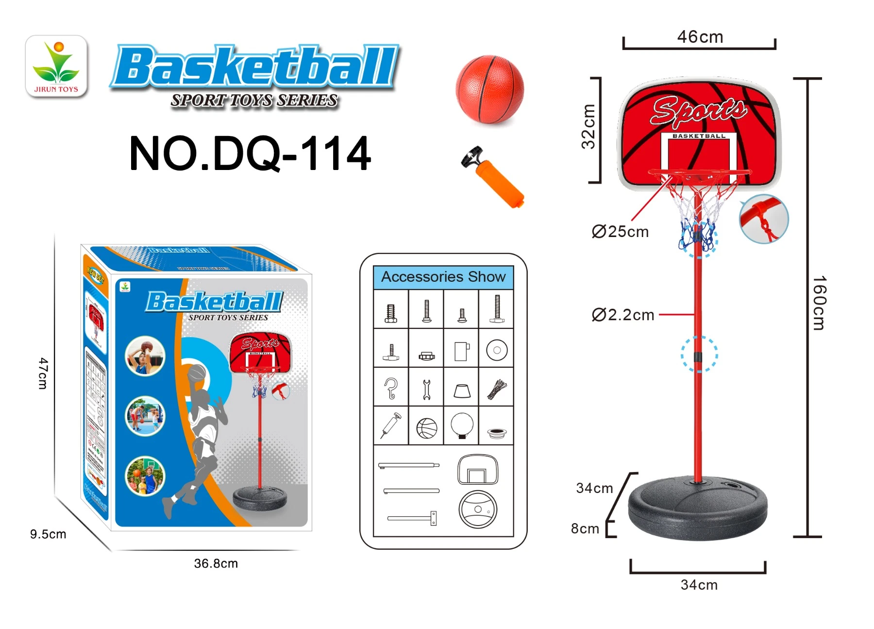 Hochwertige Square Basketball Hoop Einstellbare Höhe Set Aufgeregt Indoor Basketball für Kinder