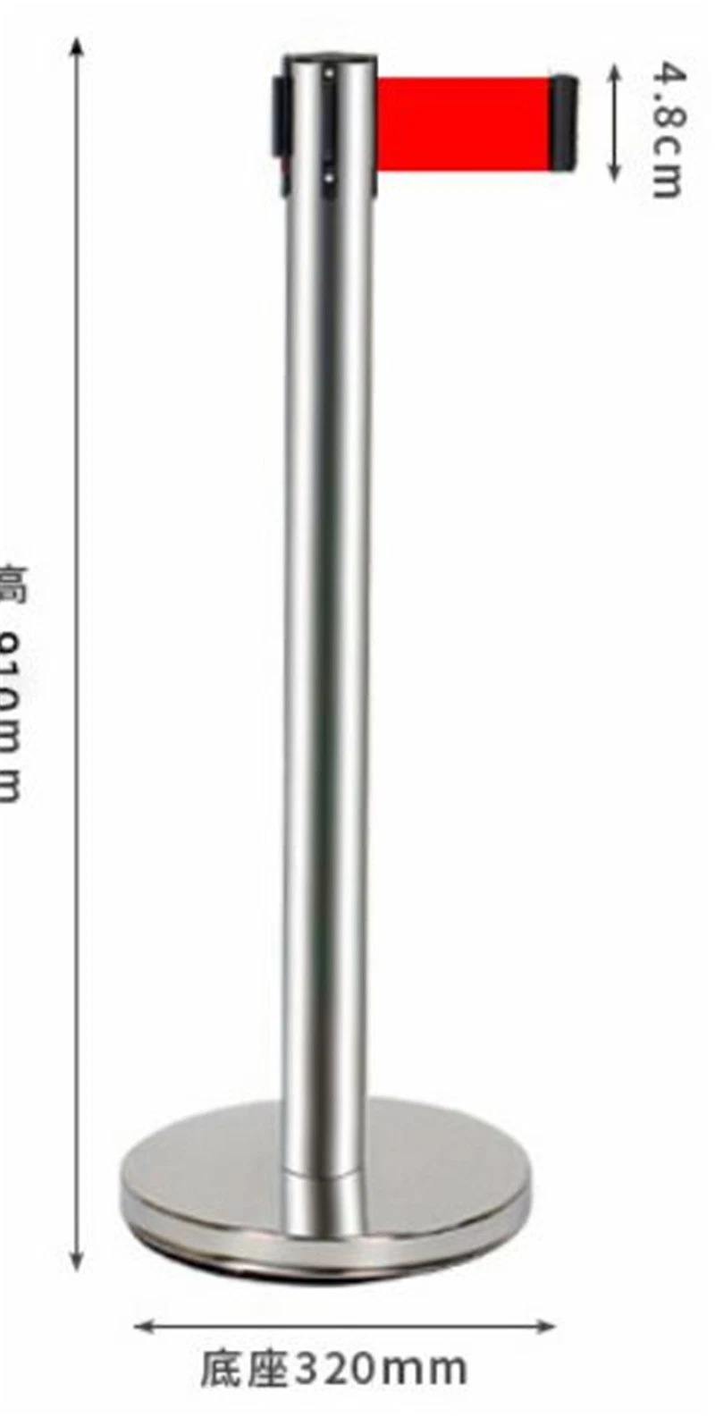 Wholesale/Supplier Roadway Products Stainless Queue Pole, Good Quality Road Safety Crowd Control Barrier