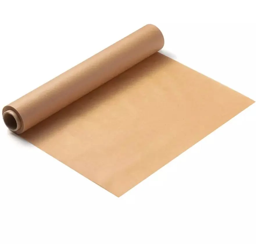 Factory Price Pre Cut Food Grade Paper Siliconized Colored Baking Parchment Paper Roll