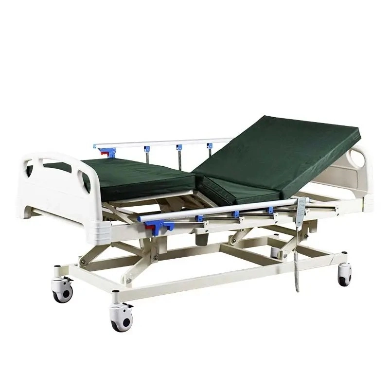 Vibrating Adjustable Multifunctional Guardrails Electric Hospital Bed by Stainless Steel