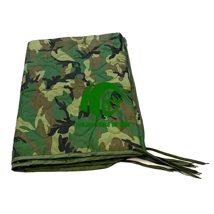 Kango Military Style Camo Woobie Blanket Poncho Liner