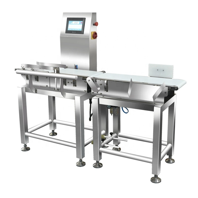 OEM Custom Combined Machine Food Metal Detector and Checkweigher with Pusher Rejector