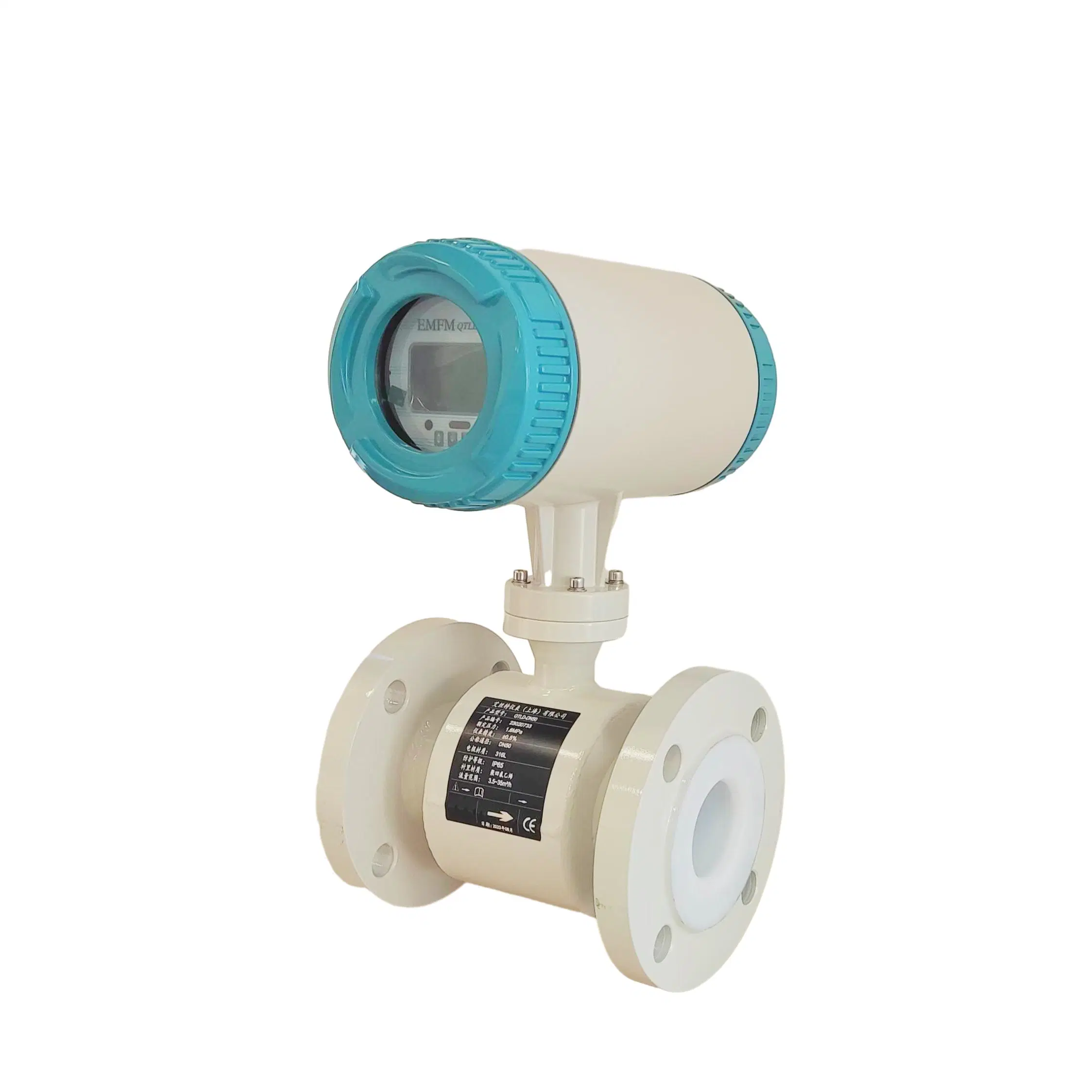 Integrated Remote Control Electromagnetic Flowmeter Waste Water Magnetic Flow Meter