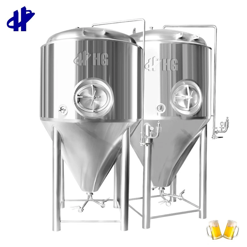 Food Grade Beer 30hl Microbrewery Used Stainless Steel Conical Unitank 4000L Fermentation Tank with Double Cooling Jacket