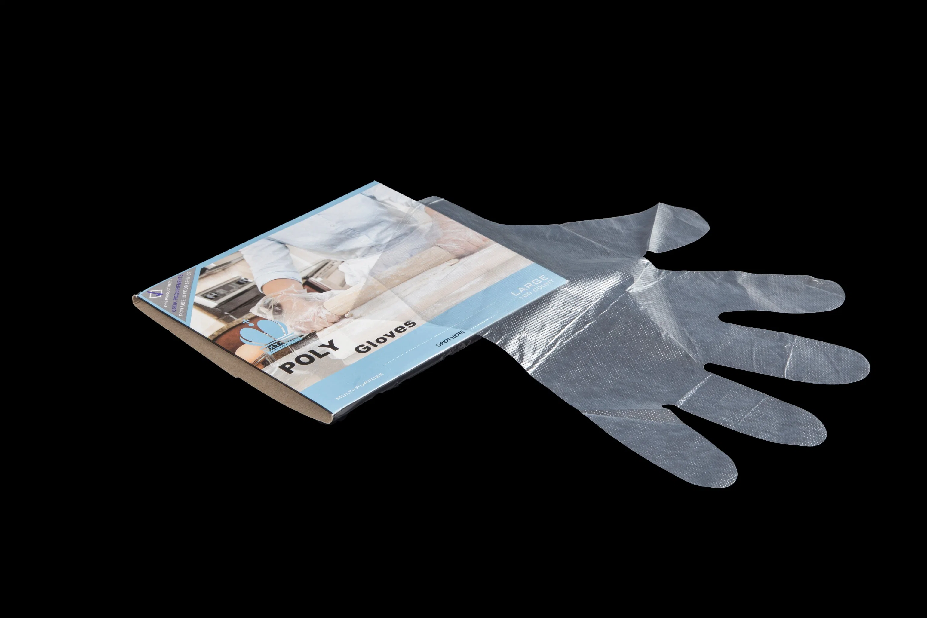 Chinese Manufacturers Wholesale/Supplier Kitchen Disposable PE Gloves