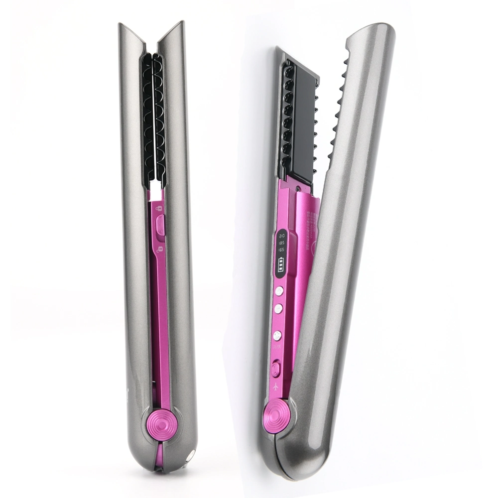 Cordless Multi Function Beauty Appliance Hair Curler Hair Straightener Iron Hair Straightener