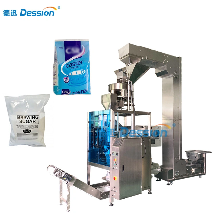 Automatic Cup Measuring Salt Rice Vertical Granules Packing Machine for 1 Kg Sugar Packing Machine