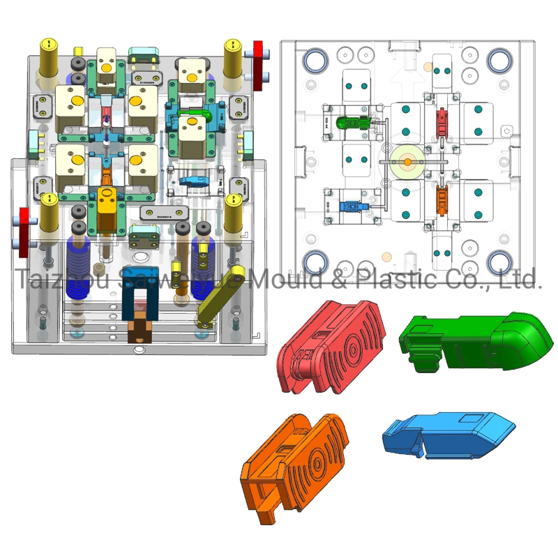 PBT+30%GF Beam Style Passenger Car Plastic Windscreen Wiper Injection Mould