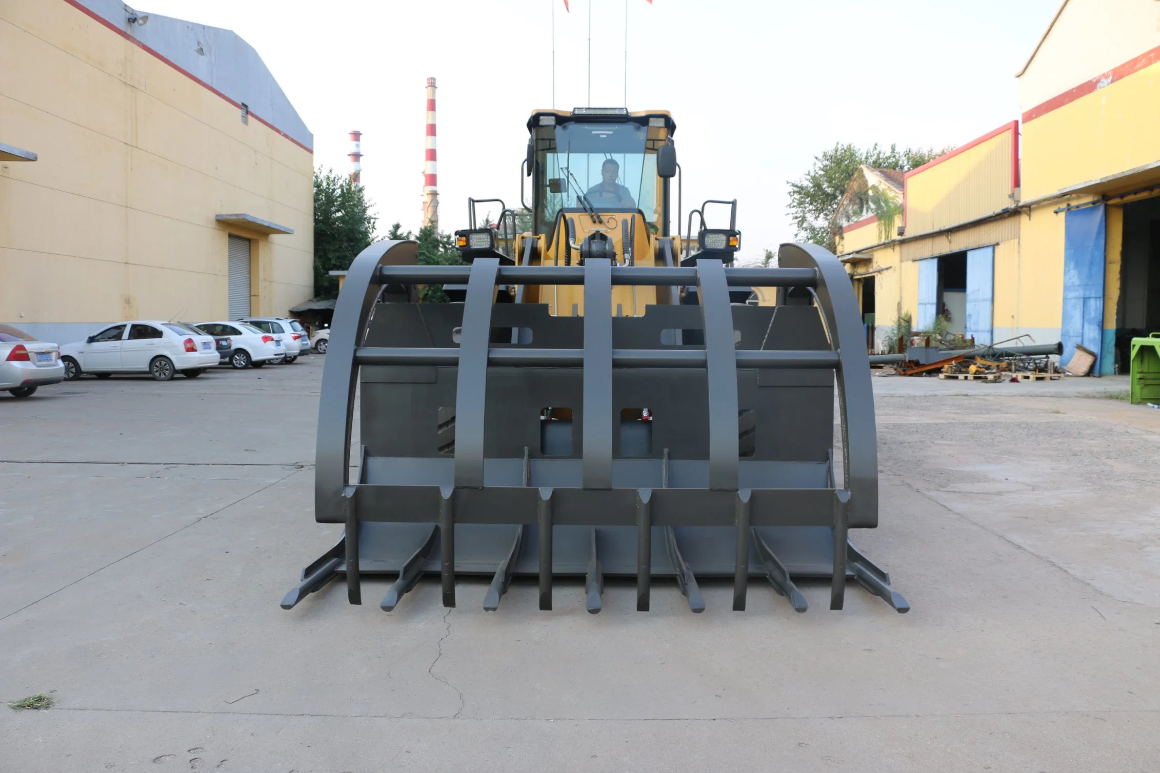 China Farm Machinery Front End Wheel Loader Lq953 with Rated Load 5t with Weichai/Cummins Engine with Standard Bucket