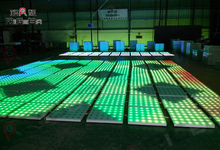 Top Selling Super Slim Portable Patent 60X60cm LED Digital Dance Floor Panels for Party Events