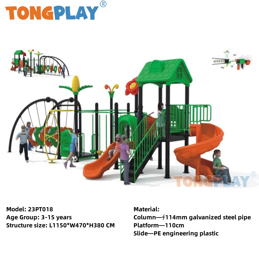 Children Playground Amusement Spring Build a Single-Plank Bridge for Children