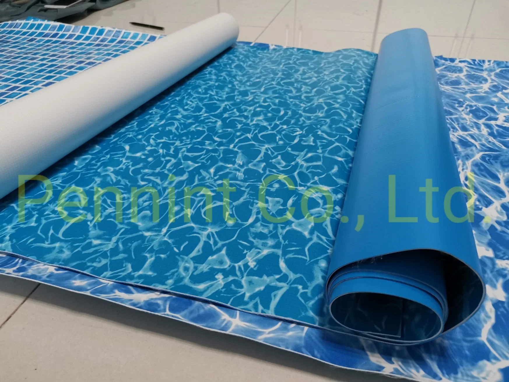 Pure Blue PVC out Door Swimming Pool Liner