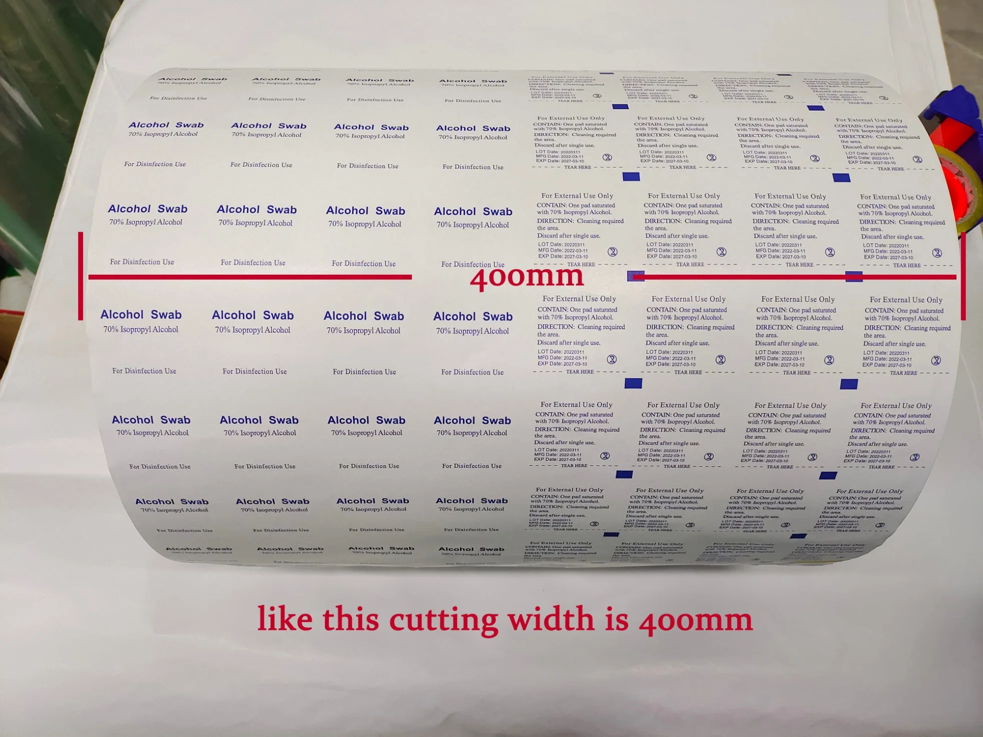 Papier d'emballage à feuille d'aluminium pharmaceutique/médical pour l'emballage