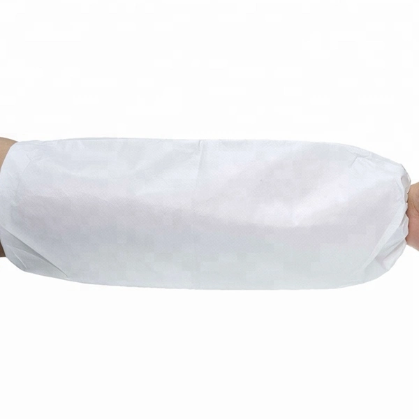 Disposable White PE Microporous Non-Woven Sleeve Cover