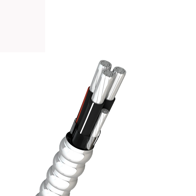 La armadura de acero galvanizado Cable Mc 12/2 12/3 14/2 14/3 con revestimiento de PVC