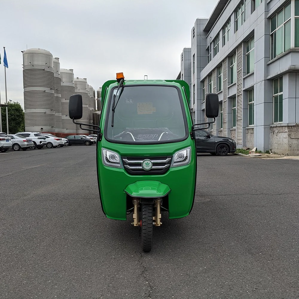 4.2 m³ Camion-poubelle électrique de luxe à trois roues dans les sociétés résidentielles.