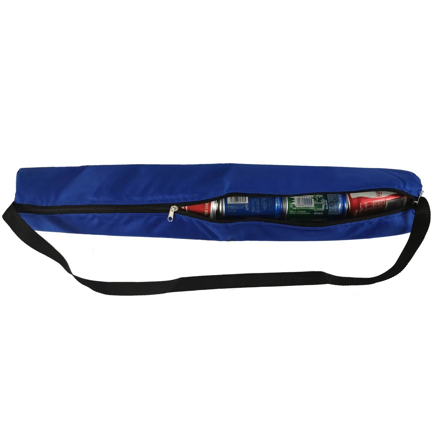 6 Pack Can Beer Tube Cooler Sling Bag Insulated 6 Beer Can Tube Cooler Bag with Shoulder Strap