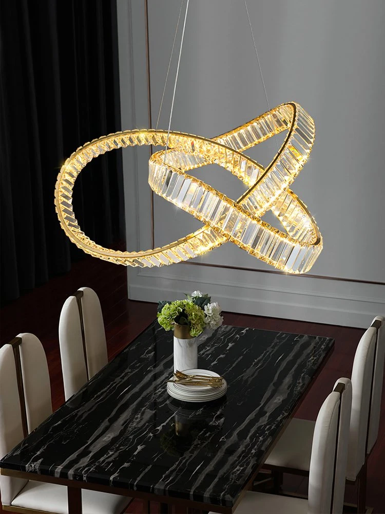 Konig Lighting Chine Fabrication de lustre en cristal noir Luxe américain Lumière simple de luxe Lustre en cristal bon marché Restaurant LED Lustre d'intérieur
