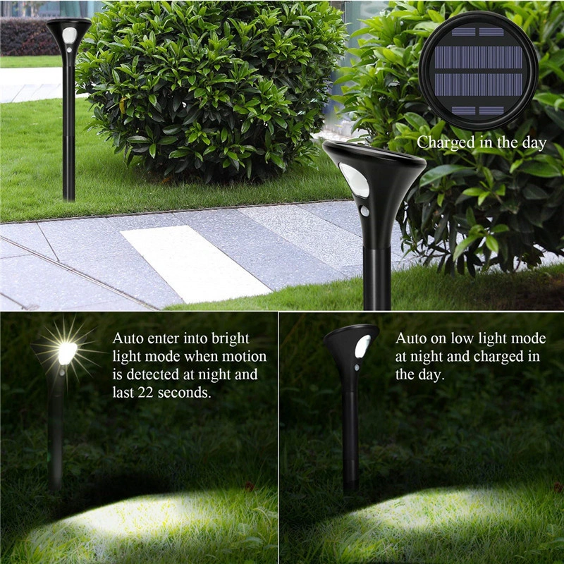 Modern Outdoor Minature IP65 RGB Exterior Landscape Light Solar LED Garden Lamp