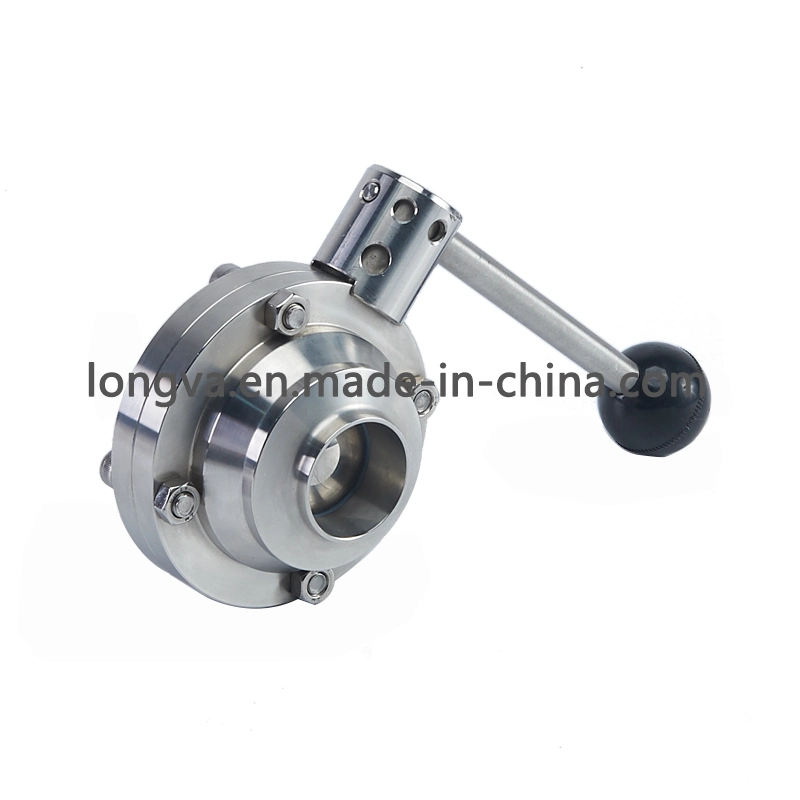 Saintary Steel Butt Welded Butterfly Type Ball Valve