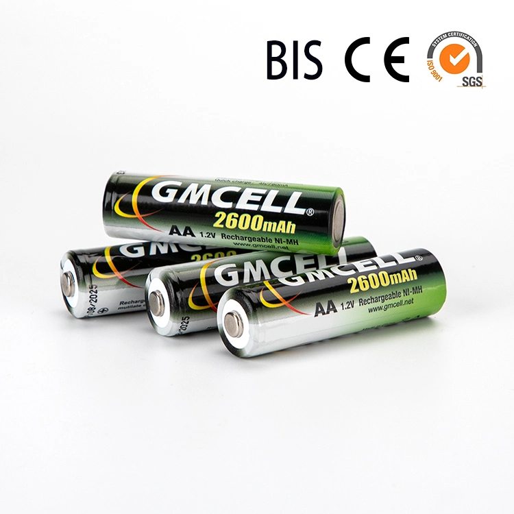 ISO Professional Factory with Low Price 1, 2 V AA AAA NiMH Battery