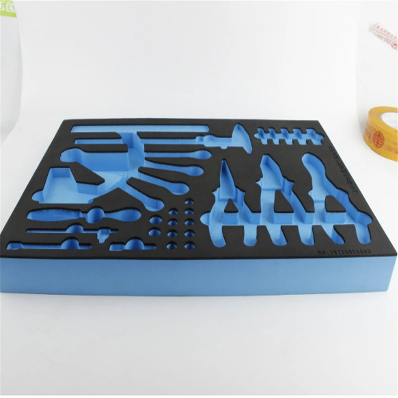 Environmentally Friendly PE/EVA Numerical Control Model Using Custom Die-Cut Packing Lining Foam Different Sizes, and Different Colors for Tools/Gift/Case/Box