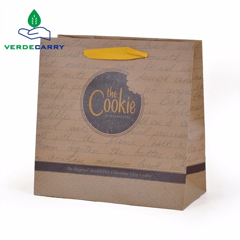 Custom Wholesale/Supplier Paper Bag Logo Shopping Gift Cookie, Cake, Bakery Kraft Printing Paper Bag