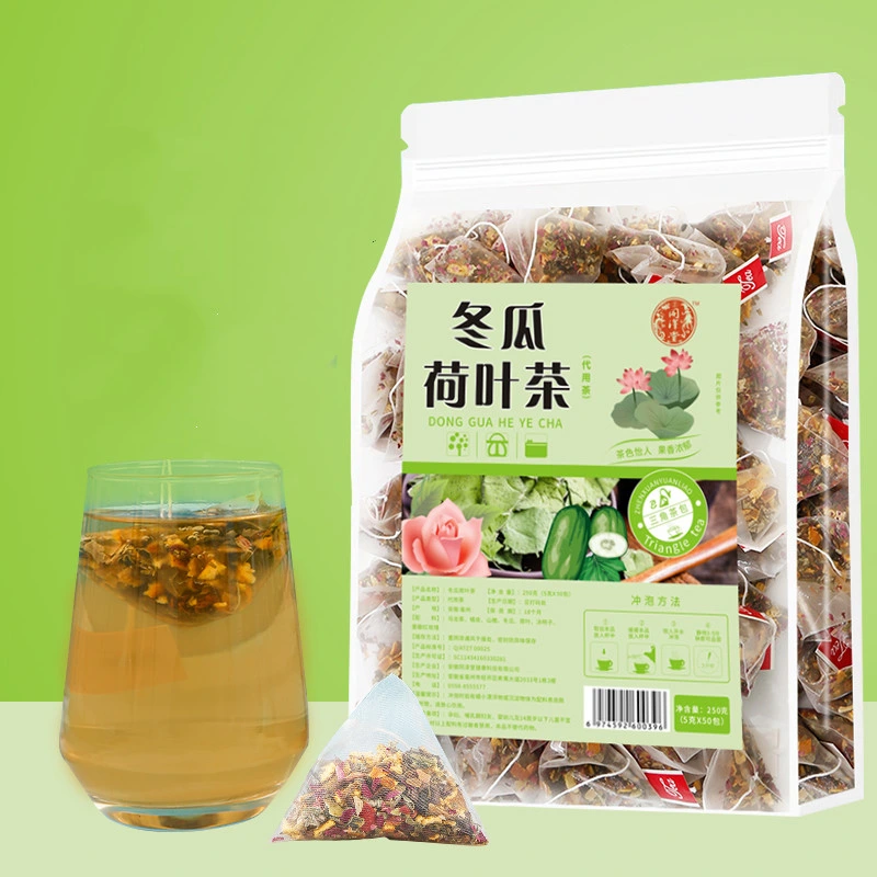 Индивидуальный тонкий чай Super Herbal Detox Wax Gourd Lotus Leaf Чай с травами