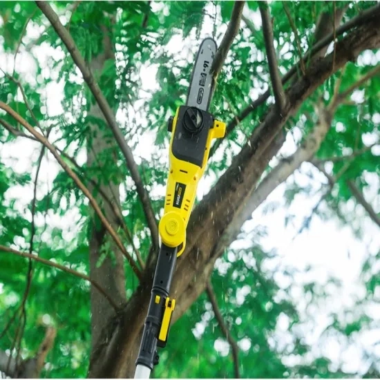 500W 2 en 1 Potencia eléctrica Toole Jardín Pruner Polo, Pole Hedge Trimmer, Sierra de cadena de Polo (EHT010)