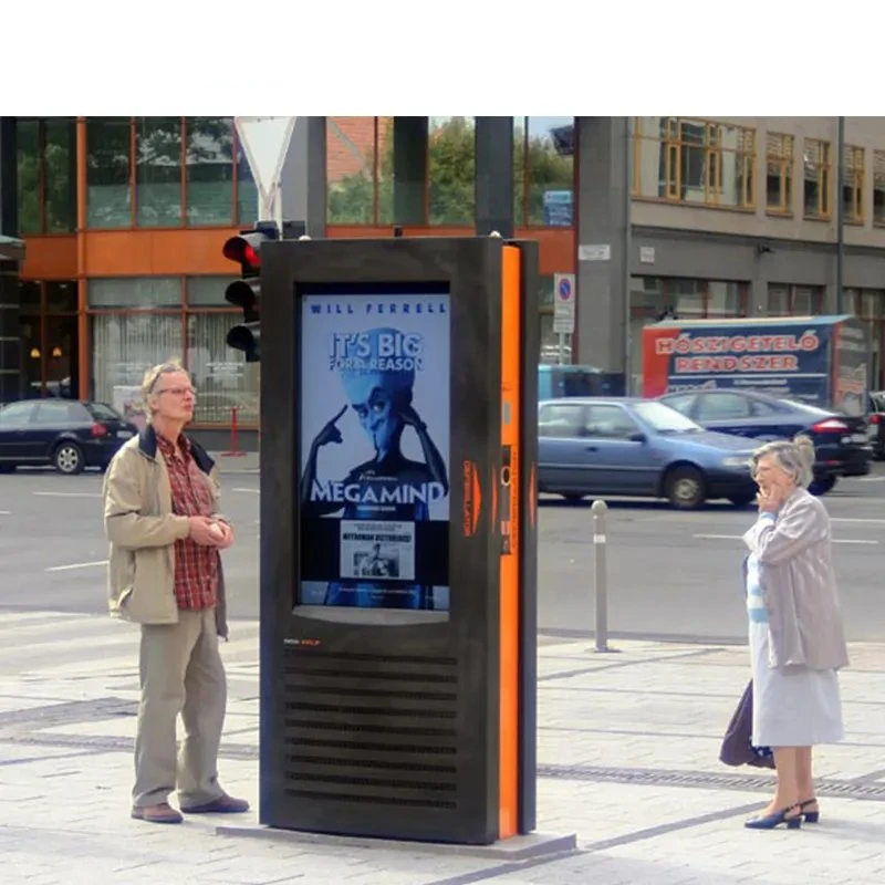 LCD Digital Signage Outdoor Advertising Stands Floor Standing Marketing Advertising Media Player