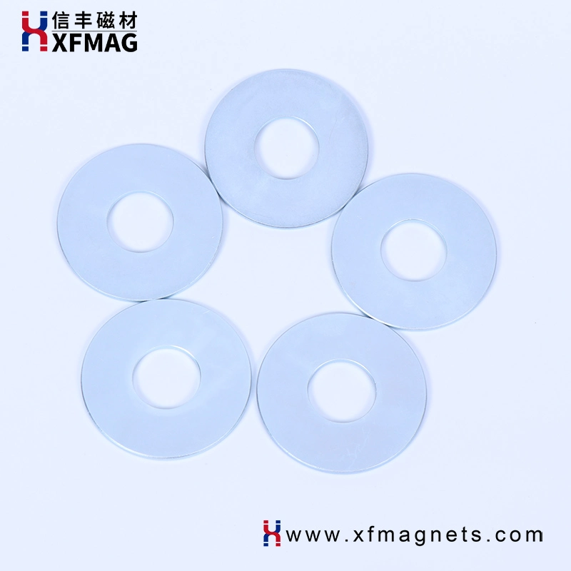 Zinc Round Ring Circular Sintered Strong Permanent NdFeB Neodymium Magnet