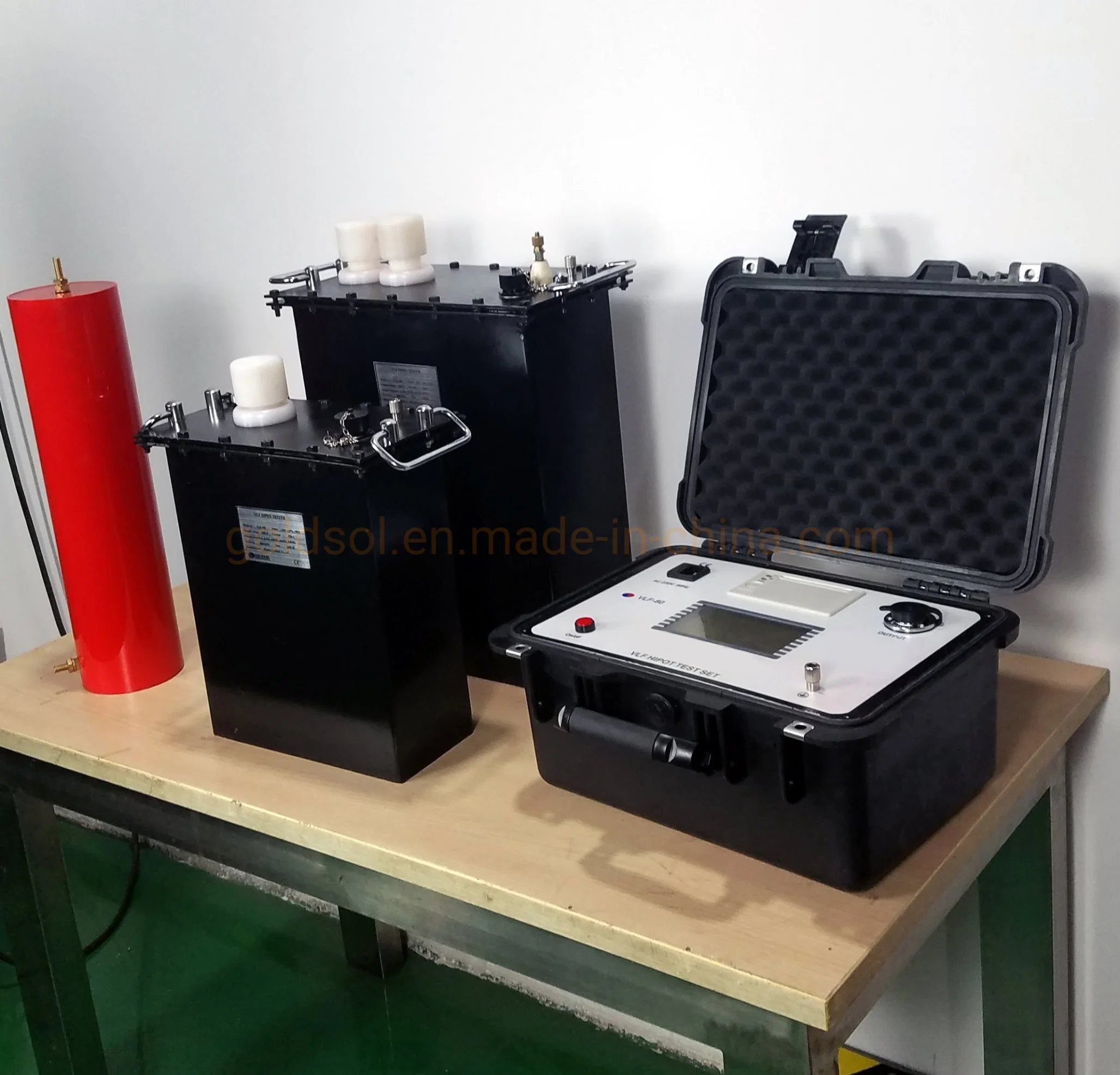 0.1Hz, 0.02Hz, 0.05Hz, 0.01Hz Vlf Hipot Test Units Generator for Cable Testing 80kv