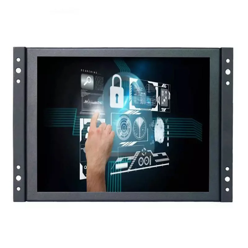 Zhixianda 8 Inch 1024X768 LCD with HD VGA USB Input Open Frame Capacitive Touch Screen Monitor