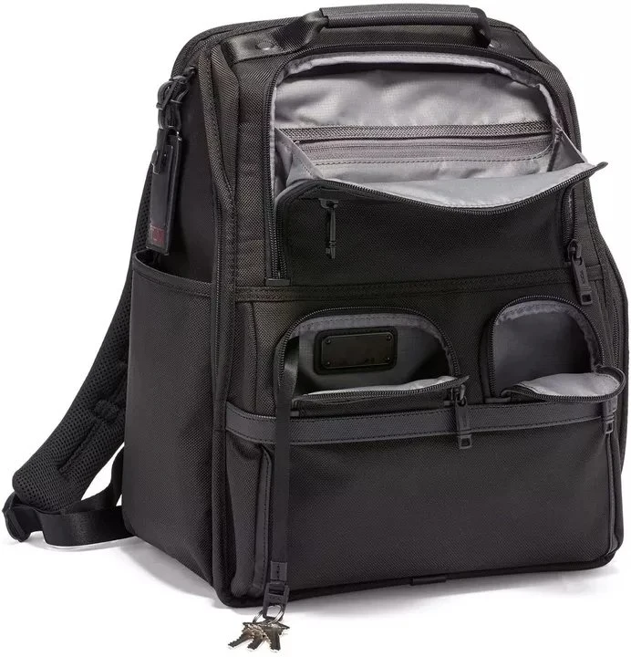 3 Compact Laptop Brief Pack 15 Inch Travel Computer Backpack for Men and Women