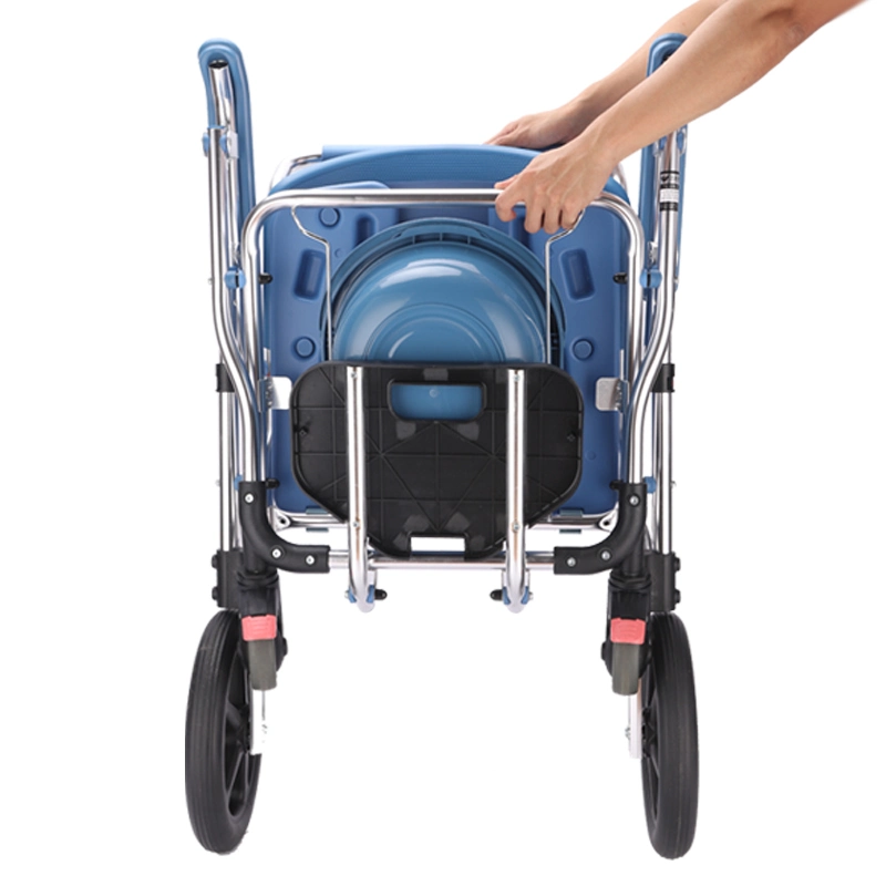 Heinsy Pedal verstellbarer Klappstuhl Bad Kommode Stuhl Home und Hoepital Care.