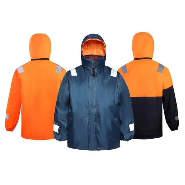 Manufacture Supply Light Comfortable Good Fabric Marine Warm Work Suit with Placket