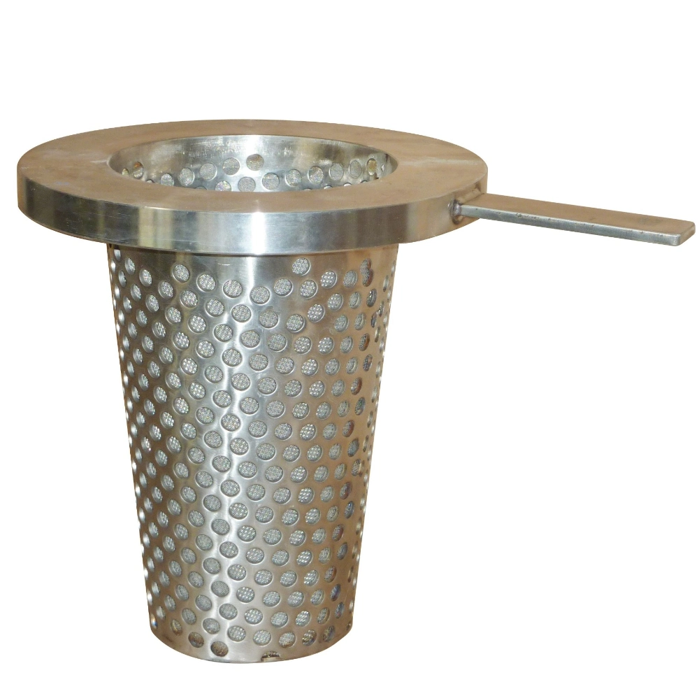 Basket Strainer Valve with Simple Filter Screen for Stainless Steel 316 304 Pipeline Flanges